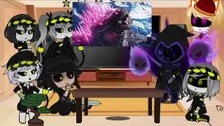 Murder drones react to godzilla | Cyn | FPE | Gacha life