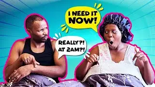 Asking my husband IN THE MIDDLE OF THE NIGHT to get my PREGNANCY CRAVINGS || PRANK!!!