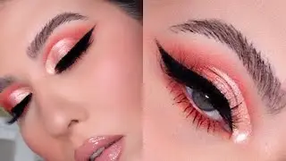 Coral Cut-Crease Tutorial || Using ColourPop 