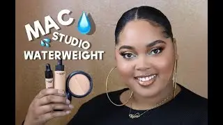 MAC Studio Waterweight Concealer + Powder + Foundation Review + Try On Session | Kelsee Briana Jai