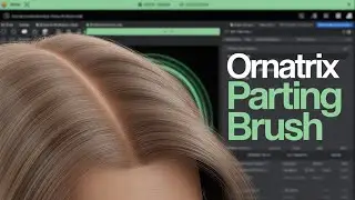 Ornatrix Features #4 - Parting Brush(Maya)