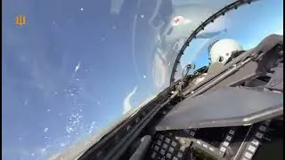 Ukrainian F-16 Shoots Down Russian Drone With AIM-9M Sidewinder | Rare Combat Footage Released