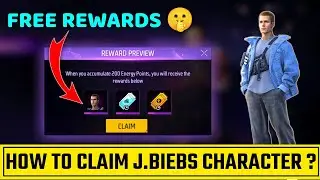 HOW TO CLAIM JUSTIN BIEBER CHARACTER FREE FIRE | J.BIEBS CHARACTER FREE FIRE