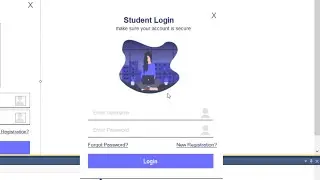 How to Make Student Login Form And Registration Form in C# Windows Form Application Part 1 | Hindi