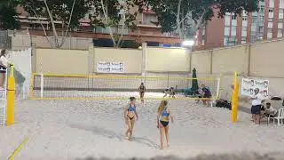 Campeonato España Voley Playa sub15. EDM Cartes vs Esplugues. Segundo partido por el 9° o 13° puesto