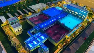 Sewage Treatment Plant Model | Model Making | 15 MLD Stp At Gorakhpur