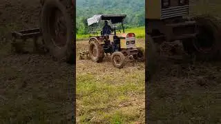 Eicher 242 NC full performance with 9 tine cultivator 💪💪 #eicher #performance #desi  #cultivation