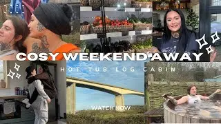 COSY HOT TUB WEEKEND AWAY 🍂🪵 |  vlog | Suffolk food hall | 60th birthday celebrations | carvery 