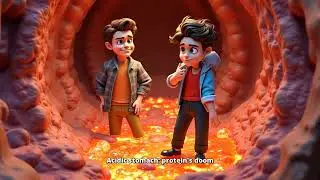 The Great Gut Race: Digestive System Food Race (3D Animated Video)