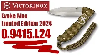 Victorinox  0.9415.L24 Evoke BSH Alox  Super Pocket Knife  unboxing and demo