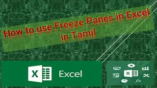 How to use Freeze Panes in Excel | Tamil #excel #exceltutorial #exceltamil @geedesignworks2017