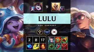 Lulu Support vs Kayle: Perfect KDA - KR Diamond Patch 14.24