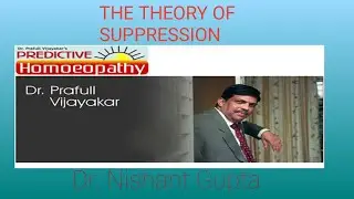 THE THEORY OF SUPPRESSION by Dr. NISHANT GUPTA