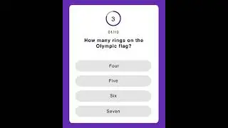 How many rings on the Olympic Flag? | GK Questions | Quiz Time