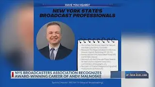 NYS Broadcasters Association recognizes award-winning career of WETM&rsquo;s Andy Malnoske
