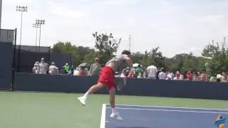 Ernests Gulbis Slow Motion 1st Serve 240FPS HD