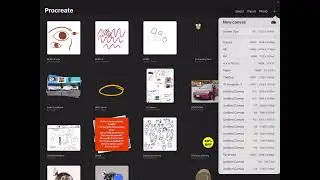 Slow Procreate Tutorial 2 - Create Custom Size Canvas For IPad