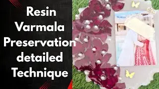 Resin Photo Frame/Detail Video of varmala preservation #resinphotoframe #resinart #diy #viral #art