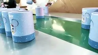 Luxury paper tube for Disney toys round gift box cylinder packaging