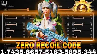 BEST 4.1 UPDATE SENSITIVITY CODE🥶FOR ZERO RECOIL | PUBG & BGMI | PUBG SENSITIVITY SETTINGS 2025