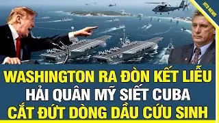 💥 Trump delivers the knockout blow: US Navy blockades Cuba, cutting off the lifeline of oil.
