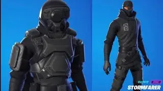 Fortnite blackout Stormfarer skin gameplay