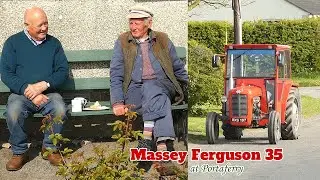 Old Friends and a Massey Ferguson 35 at Portaferry  - (N Irish Classic Tractor Scene Interview)