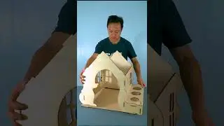 Luxury Dog House idea #shorts #cegu #lasercuttingfiles