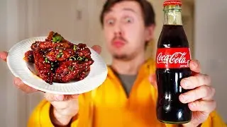 Je teste le poulet au Coca-Cola