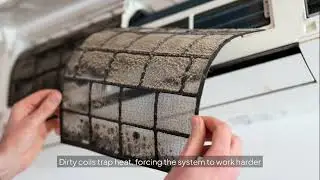 What AC issues are caused by dirty filters or coils in Arlington, TX?