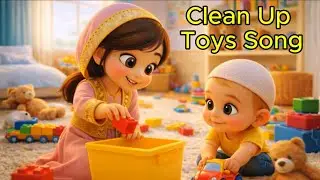 Clean Up Toys Song for Kids | Allah Loves Cleanliness! | Islamic Nursery Rhymes