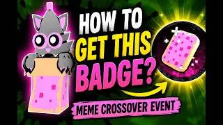 How to Get the NEW  Badge and Nyan Cat Box Skin! | Banana Eats Meme Crossover Event (Roblox)
