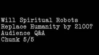 Will Spiritual Robots Replace Humanity by 2100?