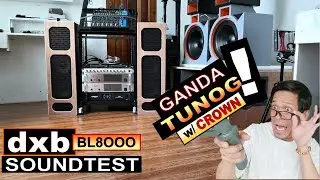 dxb BL8000 + crown jh & konzert speakers - Ganda ng Tunog! - Parang May BBE maximizer na 🤩🤩🤩