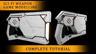 Preview: Sci fi gun modeling and texturing
