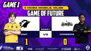 GAME OF THE FUTURE ONIC VS HOMEBOIS GAME 1 
