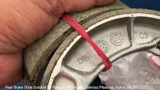 Hero Honda Rear Brake Shoe Price |Passion Pro & Plus,Glamour,HF Deluxe,Pleasure & Meastro Brake Shoe