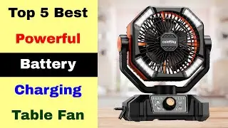 Top 5 Best Rechargeable Fan in India | Best Battery Fan For Baby | Best Charging Fan in Flipkart🔥