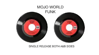 Wild Funky Cigar Box Guitar Slide & Harmonica On Mojo World Funk 45 Studio Single Release Side A & B