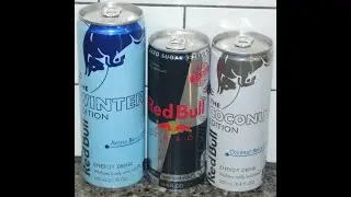 Red Bull Energy Drink: Winter Arctic Berry, Zero & Coconut Berry Review