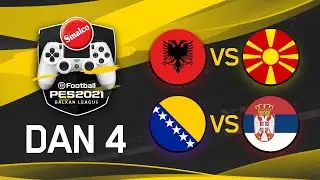 Albanija - MKD | Srbija - BiH | Sinalco PES Liga (eFootball)