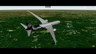 GeoFS Timelapse: Auckland - San Francisco | Technology and Aviation
