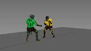 Action 3d animation