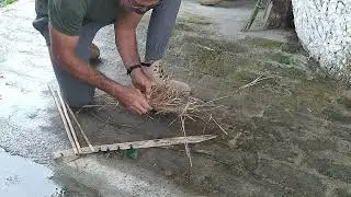 Fogo Primitivo, testando brocas de madeiras diferentes.#handdrill #bowdrill