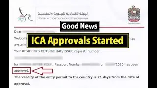 ICA | Requirements | Approval | Travelling from Lahore | Pakistan | Dubai |Abu Dhabi | UAE