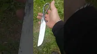 Стальной малыш ушёл к новому другу #нож #кованыйнож steel kid went to a new friend #forgedknife
