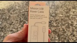 Unboxing Mission USB Power Cable for Amazon Fire TV