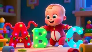 Xmas Joy ABC for Baby 🎄 Fun Alphabet Song for Kids | Learn Letters Nursery Rhyme