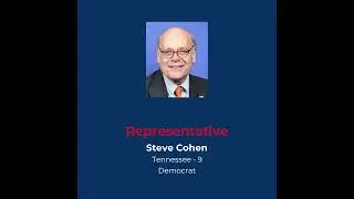 Profile of Democrat Representative Cohen from Tennessee District 9
