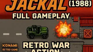 Jackal (1988) - Classic Konami War Jeep Game | Full Retro Gameplay Walkthrough
